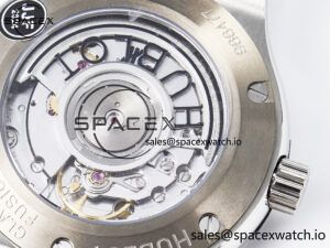 Classic Fusion 38mm SS JJF 1:1 Best Edition Gray Dial on Black Gummy Leather Strap - Image 19