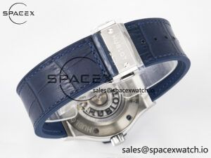 Classic Fusion 42mm SS JJF 1:1 Best Edition Blue Dial on Blue Gummy Leather Strap - Image 15
