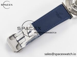 Classic Fusion 42mm SS JJF 1:1 Best Edition Blue Dial on Blue Gummy Leather Strap - Image 22