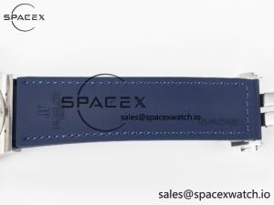 Classic Fusion 42mm SS JJF 1:1 Best Edition Blue Dial on Blue Gummy Leather Strap - Image 23