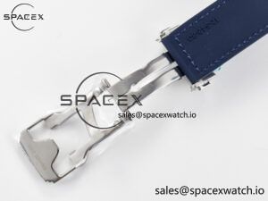 Classic Fusion 42mm SS JJF 1:1 Best Edition Blue Dial on Blue Gummy Leather Strap - Image 24