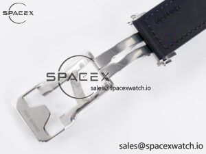 Classic Fusion 42mm SS JJF 1:1 Best Edition Black Dial on Black Gummy Leather Strap - Image 23