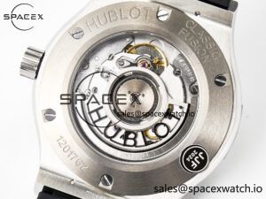 Classic Fusion 42mm SS JJF 1:1 Best Edition Green Dial on Green Gummy Leather Strap - Image 17
