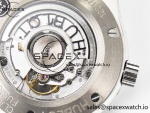 Classic Fusion 42mm SS JJF 1:1 Best Edition Green Dial on Green Gummy Leather Strap - Image 19