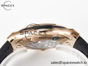 Classic Fusion 42mm RG JJF 1:1 Best Edition Green Dial on Green Gummy Leather Strap - Image 13