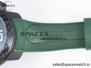 Chronofighter Superlight JKF 1:1 Best Edition on Green Rubber Strap A7750 - Image 24