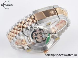 DateJust 41 126331 ARF 1:1 Best Edition 904L Steel Silver Dial on SS/RG Jubilee Bracelet SH3235(Gain Weight) - Image 15