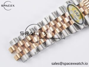 DateJust 41 126331 ARF 1:1 Best Edition 904L Steel Silver Dial on SS/RG Jubilee Bracelet SH3235(Gain Weight) - Image 25