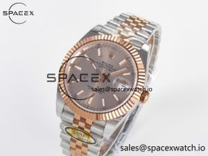 DateJust 41 126331 ARF 1:1 Best Edition 904L Steel RG Dial on SS/RG Jubilee Bracelet SH3235(Gain Weight) - Image 4