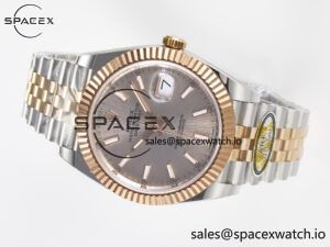 DateJust 41 126331 ARF 1:1 Best Edition 904L Steel RG Dial on SS/RG Jubilee Bracelet SH3235(Gain Weight) - Image 7