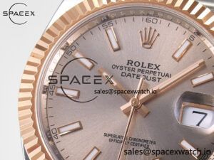 DateJust 41 126331 ARF 1:1 Best Edition 904L Steel RG Dial on SS/RG Jubilee Bracelet SH3235(Gain Weight) - Image 11