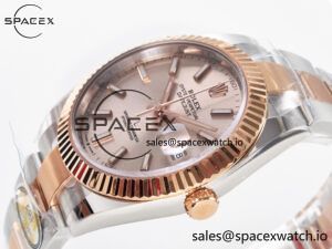 DateJust 41 126331 ARF 1:1 Best Edition 904L Steel RG Dial on SS/RG Oyster Bracelet SH3235（Gain Weight） - Image 5