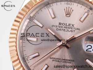 DateJust 41 126331 ARF 1:1 Best Edition 904L Steel RG Dial on SS/RG Oyster Bracelet SH3235（Gain Weight） - Image 11
