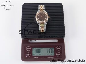 DateJust 41 126331 ARF 1:1 Best Edition 904L Steel Brown Diamonds Dial on SS/RG Jubilee Bracelet SH3235(Gain Weight) - Image 34