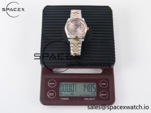 DateJust 41 126331 ARF 1:1 Best Edition 904L Steel RG Diamonds Dial on SS/RG Jubilee Bracelet SH3235（Gain Weight） - Image 34