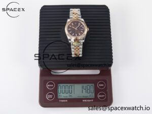 DateJust 41 126331 ARF 1:1 Best Edition 904L Steel Brown Dial on SS/RG Jubilee Bracelet SH3235(Gain Weight) - Image 35