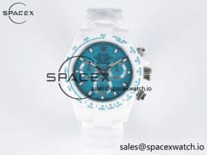 Daytona AET White Ceramic Case and Bracelet Tiffany Blue Dial N6F Best Edition SA4130