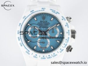 Daytona AET White Ceramic Case and Bracelet Tiffany Blue Dial N6F Best Edition SA4130 - Image 2