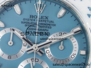 Daytona AET White Ceramic Case and Bracelet Tiffany Blue Dial N6F Best Edition SA4130 - Image 9
