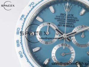 Daytona AET White Ceramic Case and Bracelet Tiffany Blue Dial N6F Best Edition SA4130 - Image 12