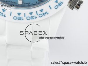 Daytona AET White Ceramic Case and Bracelet Tiffany Blue Dial N6F Best Edition SA4130 - Image 13