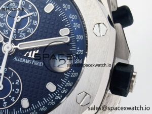Royal Oak Offshore 42mm Re-edition SS TKF Best Edition Blue Dial on SS Bracelet A7750 - Image 10