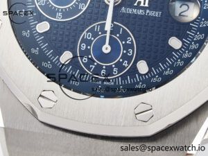 Royal Oak Offshore 42mm Re-edition SS TKF Best Edition Blue Dial on SS Bracelet A7750 - Image 11