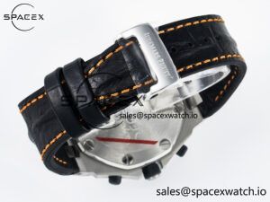 Royal Oak Offshore 42mm Volcano TKF Best Edition Black Dial on Black Leather Strap A7750 - Image 16