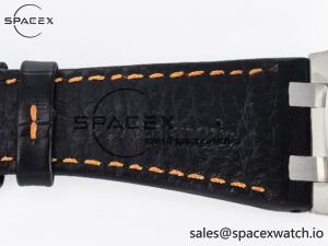 Royal Oak Offshore 42mm Volcano TKF Best Edition Black Dial on Black Leather Strap A7750 - Image 22