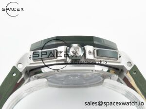 Royal Oak Offshore 44mm SS TKF 1:1 Best Edition Green Dial on Green Camou Rubber Strap A3126 - Image 15