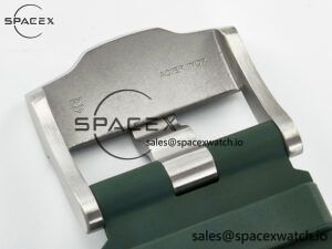 Royal Oak Offshore 44mm Black Ceramic TKF 1:1 Best Edition Green Dial on Green Rubber Strap A3126 - Image 25