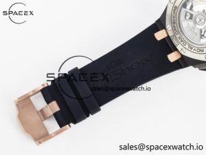 Royal Oak Offshore 44mm Black Ceramic RG TKF 1:1 Best Edition Gray Dial on Black Rubber Strap A3126 - Image 24