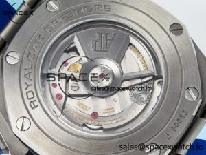 Royal Oak Offshore 44mm SS TKF 1:1 Best Edition Blue Dial on Blue Camou Rubber Strap A3126 - Image 19
