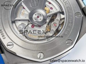 Royal Oak Offshore 44mm SS TKF 1:1 Best Edition Blue Dial on Blue Camou Rubber Strap A3126 - Image 20