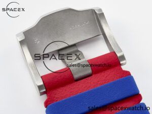 Royal Oak Offshore 44mm SS TKF 1:1 Best Edition Blue/Red Dial on Blue/Red Rubber Strap A3126 - Image 25
