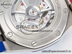 Royal Oak Offshore 44mm SS TKF 1:1 Best Edition Blue/Red Dial on Blue/Red Rubber Strap A3126 - Image 20