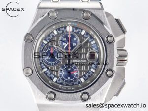 Royal Oak Offshore Schumacher SS TKF Best Edition Gray/Blue Dial on Blue Rubber Strap A3126 - Image 2