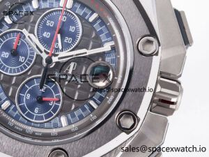 Royal Oak Offshore Schumacher SS TKF Best Edition Gray/Blue Dial on Blue Rubber Strap A3126 - Image 10