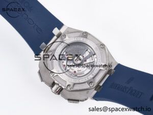 Royal Oak Offshore Schumacher SS TKF Best Edition Gray/Blue Dial on Blue Rubber Strap A3126 - Image 18