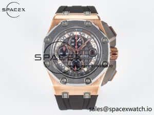 Royal Oak Offshore Schumacher RG TKF Best Edition Gray/Black Dial on Gray Rubber Strap A3126