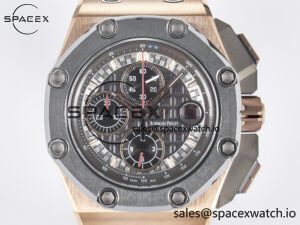 Royal Oak Offshore Schumacher RG TKF Best Edition Gray/Black Dial on Gray Rubber Strap A3126 - Image 2