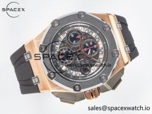 Royal Oak Offshore Schumacher RG TKF Best Edition Gray/Black Dial on Gray Rubber Strap A3126 - Image 7