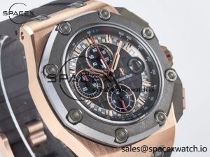 Royal Oak Offshore Schumacher RG TKF Best Edition Gray/Black Dial on Gray Rubber Strap A3126 - Image 3