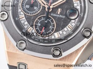 Royal Oak Offshore Schumacher RG TKF Best Edition Gray/Black Dial on Gray Rubber Strap A3126 - Image 12