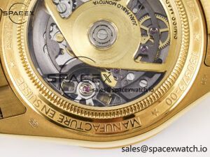 Daytona Artisans Skeleton YG ADGF Best Edition Blue Ceramic Bezel Skeleton Dial on YG Oyster Bracelet SA4130 - Image 20