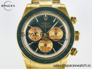 Daytona YG ADGF Best Edition Green/YG Dial on YG Bracelet A7750 - Image 2