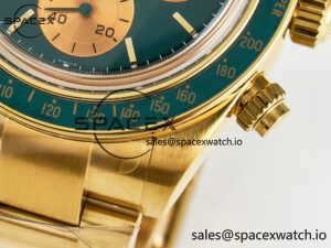 Daytona YG ADGF Best Edition Green/YG Dial on YG Bracelet A7750 - Image 13