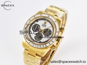 Daytona YG ADGF Best Edition YG/White Dial on YG Bracelet A7750 - Image 4