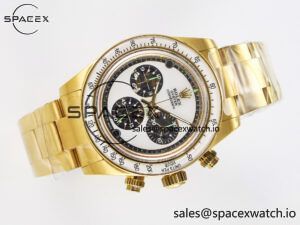 Daytona YG ADGF Best Edition YG/White Dial on YG Bracelet A7750 - Image 7