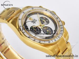 Daytona YG ADGF Best Edition YG/White Dial on YG Bracelet A7750 - Image 6